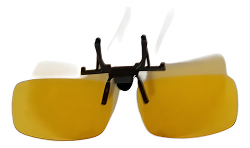 Lentes Sol Flip Up Clip Polarizado Uv P/recetados Importados Flip Up Amarillo Nocturno-negro Amarillo Para Manejo Nocturno Negro Negro