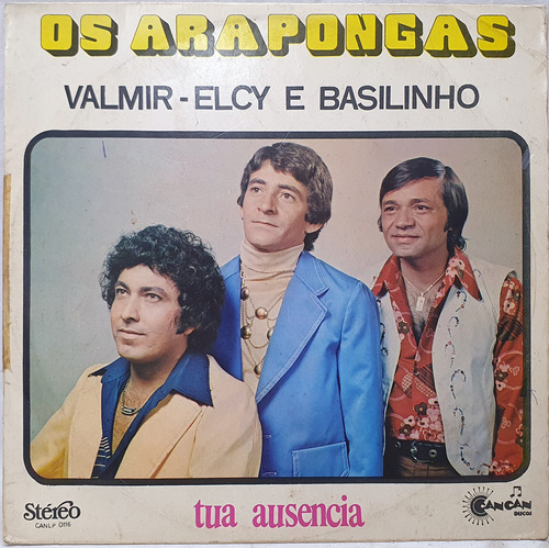 Lp Disco Os Arapongas - Tua Ausencia