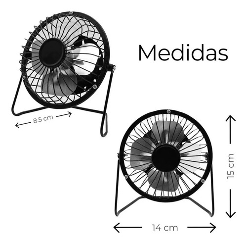 Ventilador De Escritorio Mini Abanico Pequeño Portátil