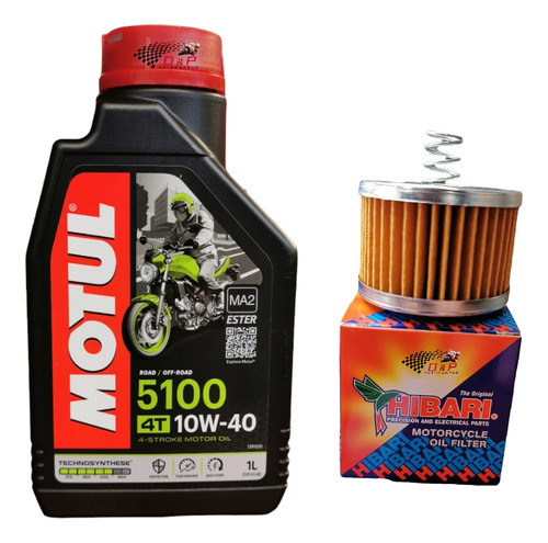 Kit Mantencion Yamaha Fz16 Aceite Motul 10w40 Semi Sintético