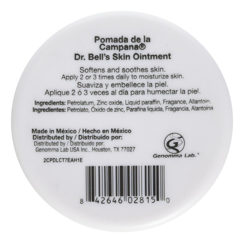 Pomade Dr. Bells Pomada De La Campana 76ml (pack Of 6)