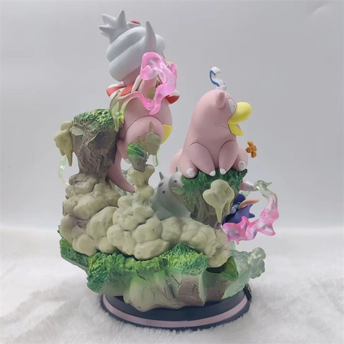 Figura Anime Pokemon Evoluciones De Slowpoke Colección Led