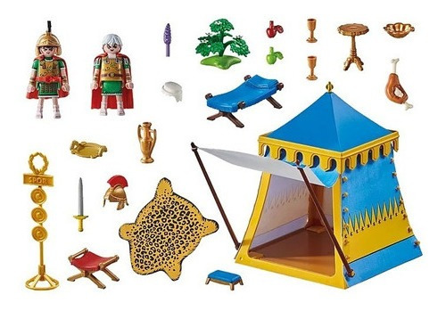 Figuras para construir a loja Playmobil Asterix com Generals 52