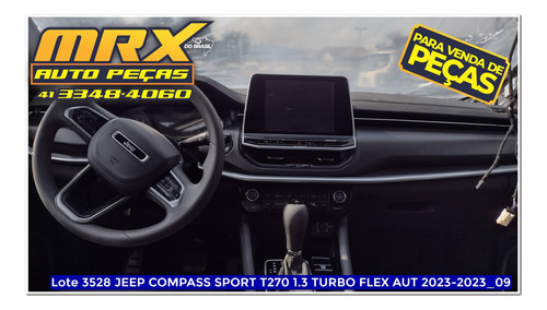 Sucata Jeep Compass Sport T270 1.3 Turbo Flex Aut 2023