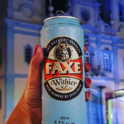 Imagen 4 de 10 de Cerveza Faxe Witbier Pack X 6 Latas X 1000ml. - Trigo