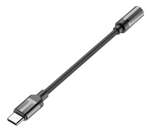 Adaptador Usb-c Tipo C X Fone Microfone P2 P3 Samsung Xiaomi Cor Preto