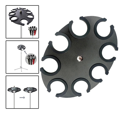 Soporte Para Múltiples Micrófonos Accesorio Para Soporte