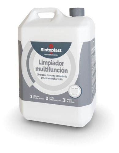 Limpiador Pre Impermeabilización 5 Lt Sinteplast