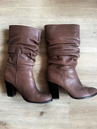 Botas Bucaneras Usadas Marrones Mujer MercadoLibre