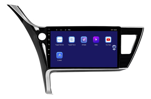 Kit Multimidia Corolla 18/19 10p Android 14 Carplay 2gb 32gb