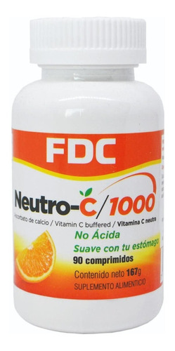 Vitamina C Neutra - Neutro C/1000 X 90 capsulas