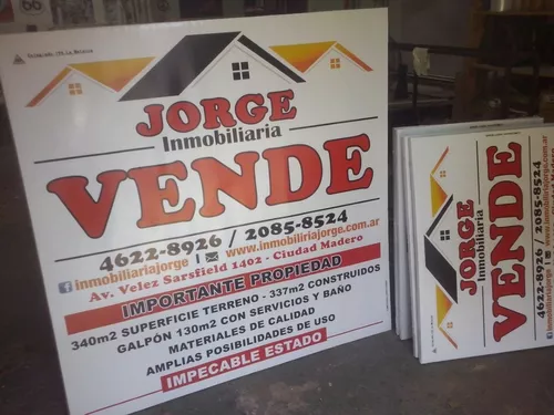 CARTEL SE VENDE 500X350MM. - PLACAS Y LETREROS