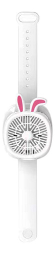 Mini Reloj Con Ventilador, Carga Usb, Recargable, 3 Velocida