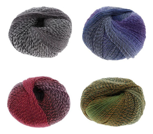 Rainbow Wool Woven Crochet For Prendas De Bufandas