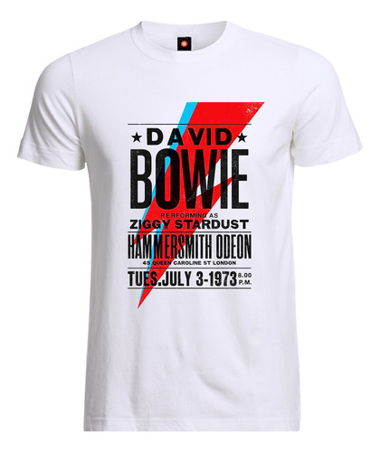 Remera Estampada Rock  David Bowie Ziggy Stardust