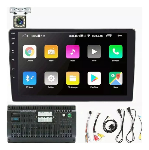 Estéreo De Coche Android 9.1 De 10 Pulgadas Con Camara 2 Din Estéreo De Coche