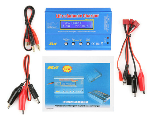 Descargador De Cargador De Equilibrio Lcd Digital B6 80w