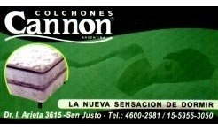 Imagen 3 de 4 de Colchón 1 Plaza De Espuma Cannon Tropical 80x 190x 18cm