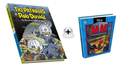 Kit Hqs: Tio Patinhas E Pato Donald - O Tesouro Na Bolha De Vidro & Mickey Mistery (coleção Espetacular: Jornada Magnífica No Universo Encantado Dos Quadrinhos Disney) Biblioteca Don Rosa Capa Dura