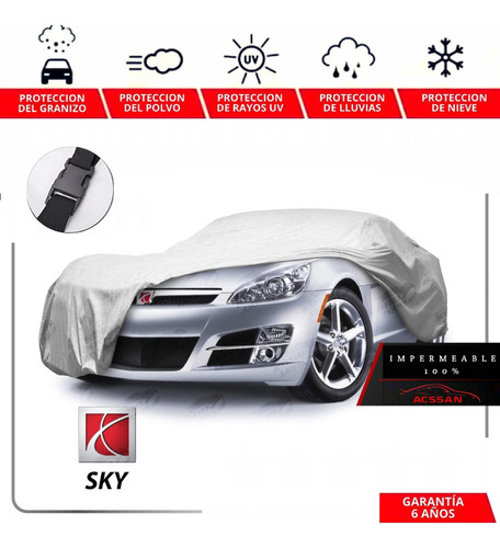 Funda Cubreauto Rk Con Broche Saturn Sky 2007