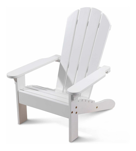 Silla Kidkraft Adirondack, Blanco, 81, Silla Adirondack, B.