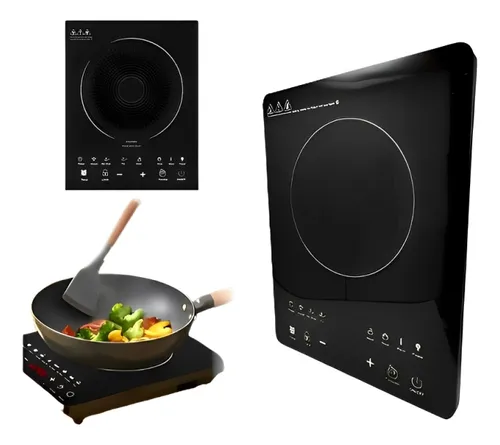 Cooktop Indução 1 Boca Elétrico Portátil Gourmet Touch 1800w
