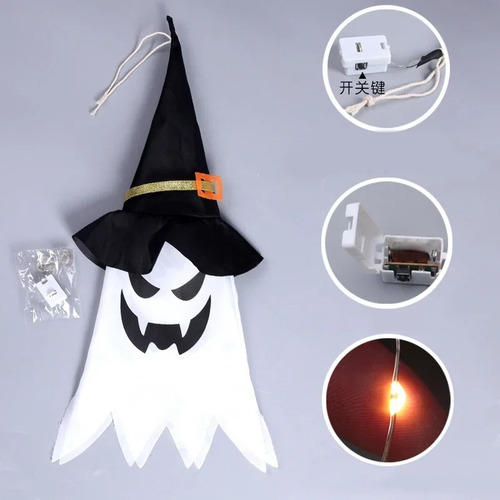 Luces Led Colgantes De Terror Para Halloween, Decoración