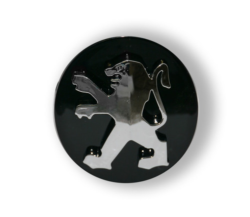 1tapa Centro Emblema Llanta Peugeot 60mm Negro