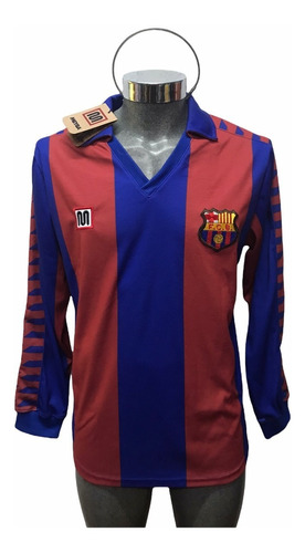 Jersey Retro Meyba Barcelona Fc Diego Maradona #10 1982-1983