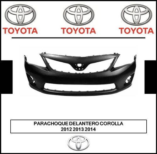 Parachoque Delantero Toyota Corolla 2012 2013 2014