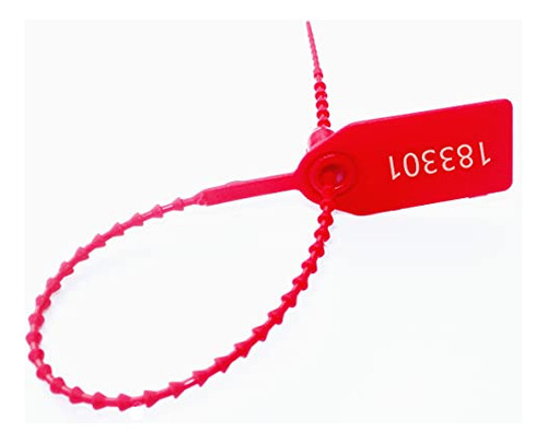Sellos De Seguridad De Plastico Numerados 9.84 Pulgadas, 200