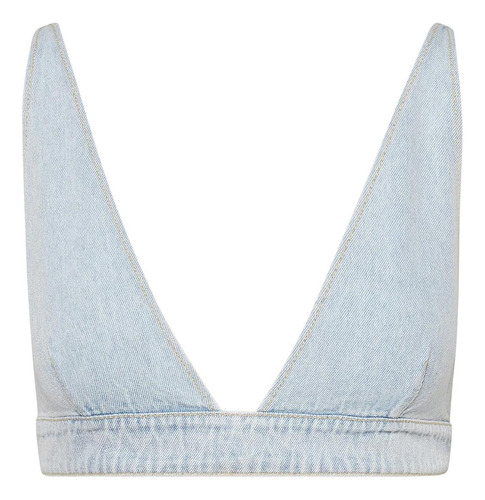 Ropa Para Mujer Steve Madden Kendra Bra Top Denim Fabric Fad