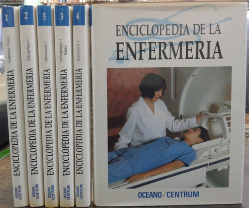 Imagen 1 de 10 de Enciclopedia De La Enfermeria * 6 Tomos * Oceano * Tapa Dura