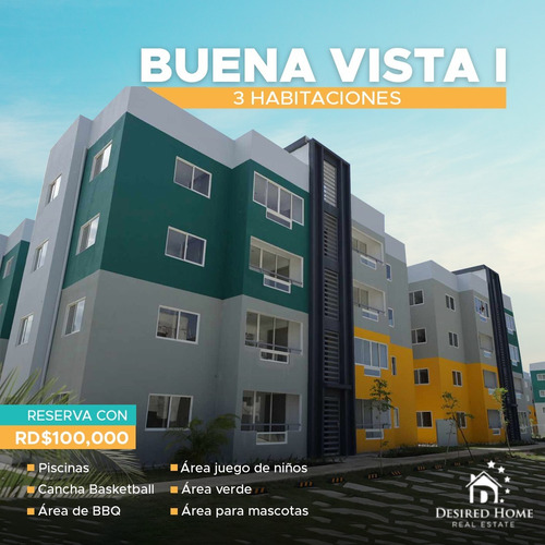 Proyecto De Apartamentos Ubicado En Buena Vista 1, Santo Domingo Norte