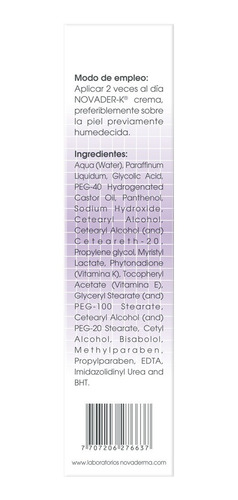Crema Clarificante Novader-k Vit K X 30g
