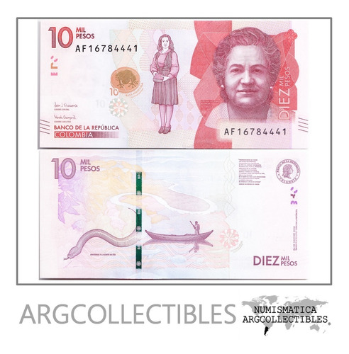 Colombia Billete 10000 Pesos 2018 P-460 Sin Circular