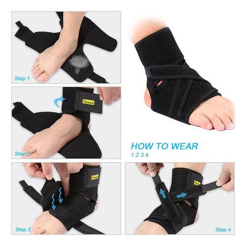 Tobillera Soporte Neopreno Transpirable Ajustable Unica