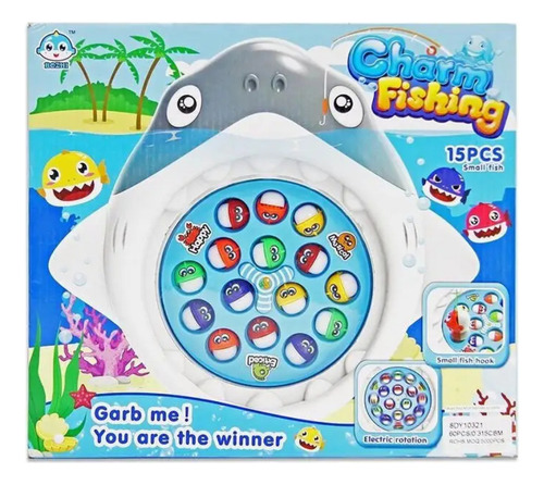 Juego De Mesa Niños Pesca Giratorio Spin Master 18pz