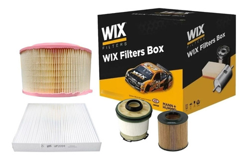 Kit X 4 Filtros Wix Ford Ranger 2.2 3.2 Tdci Puma Desde 2012