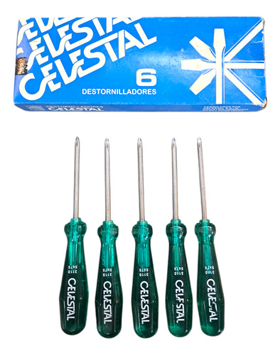 Destornilladores Phillips Celestial X 5 Unidades Outlet