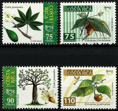 Flora - Tema América Upaep - Costa Rica - Serie Mint