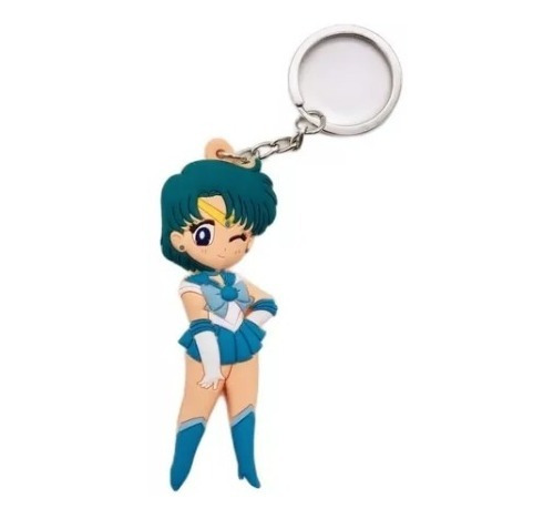 Llavero Ami Mizuno Sailor Mercury - Sailor Moon En Goma