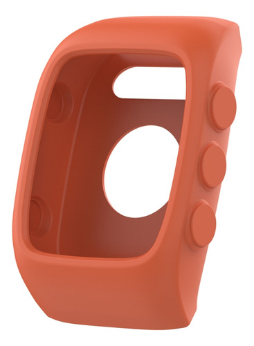 Funda De Reloj De Silicona Para Polar M430, Color Naranja