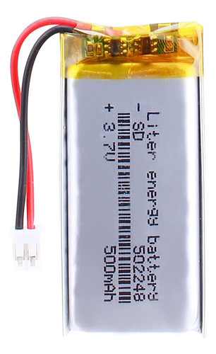 3.7v Lipo Battery 500mah Rechargeable Lithium Ion Polym...