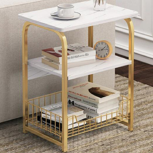 Imagen 6 de 10 de Mesa De Centro Para Estar Dormitorio Textura Mármol Grande
