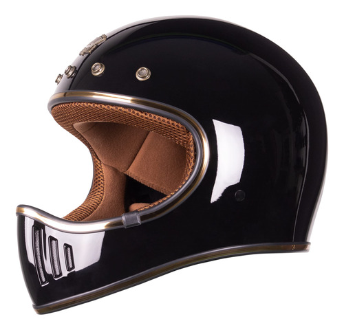 Royal M141 - Casco De Motocicleta De Cara Completa, Aprobado