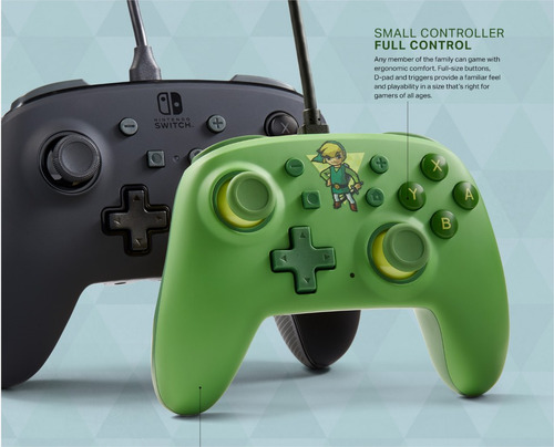 Control Alambrico Nano Power A - Toon Link Para Switch