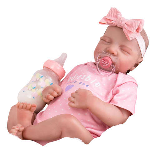 Bebes Reborns Hermosa Muñeca Realista Aori 45 Cm Suave