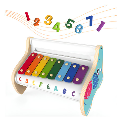 Instrumento Musical Infantil Xilófono De Elefante Didactico