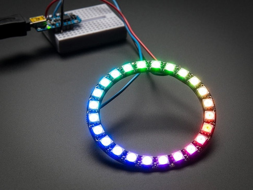 Neo Pixel Anillo 24 Led Rgb 5050 Ws2812